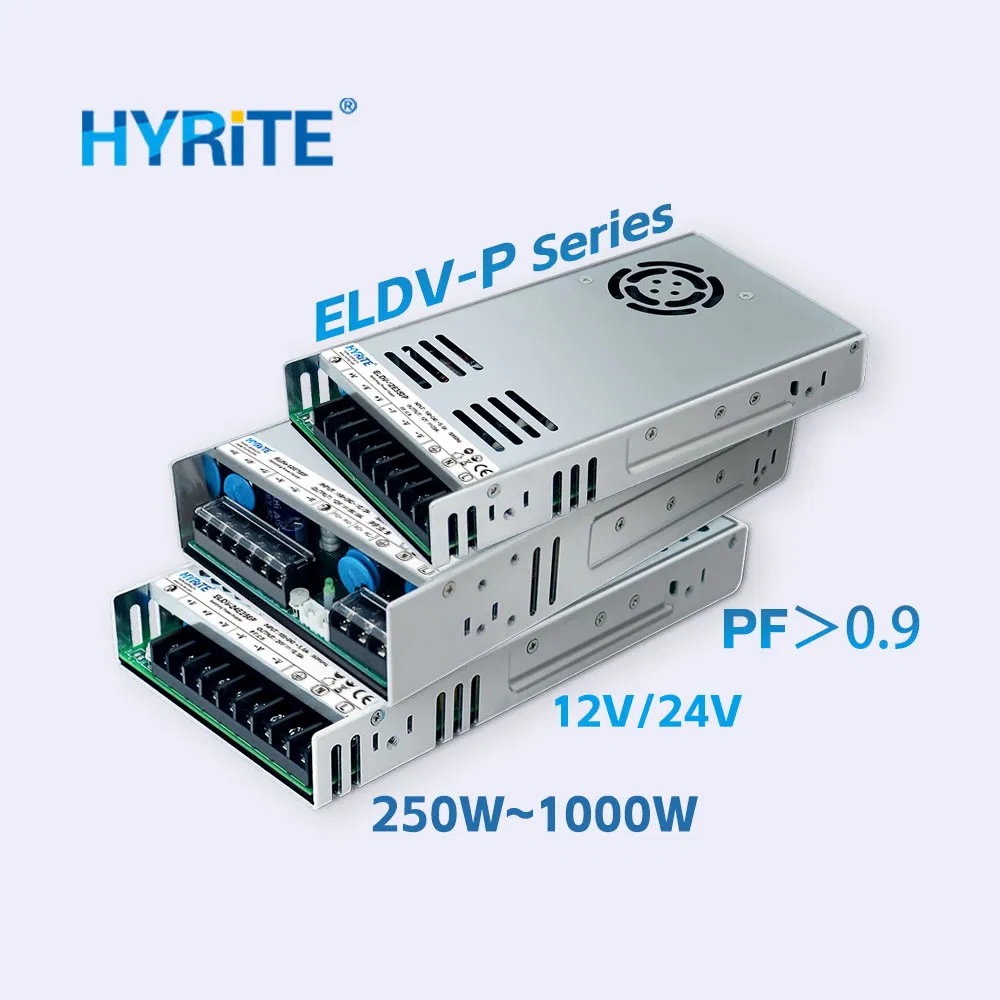 Indoor AC to DC 12V 24V PFC High Power Factor LED Driver Wide Input Voltage Switching LED Power Supply
