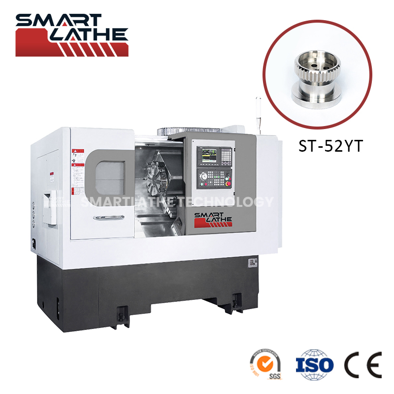 ST-52YT Syntec CNC-Drehmaschine mit Kühlsystem