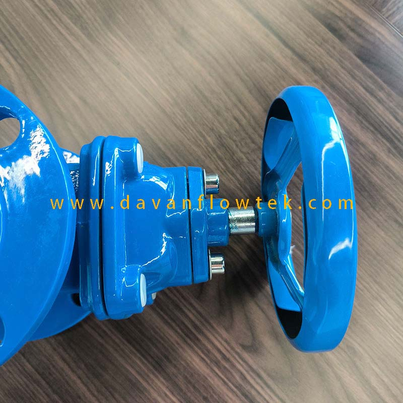 Durable Cast Iron Wafer Knife Gate Valve with Rubber Seat