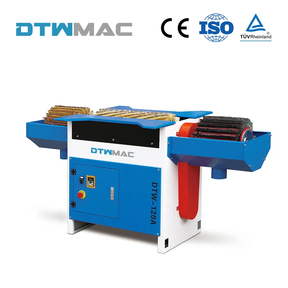 Levigatrice per legno DTW-120A con 3 rulli a tamburo per macchine per la lavorazione del legno