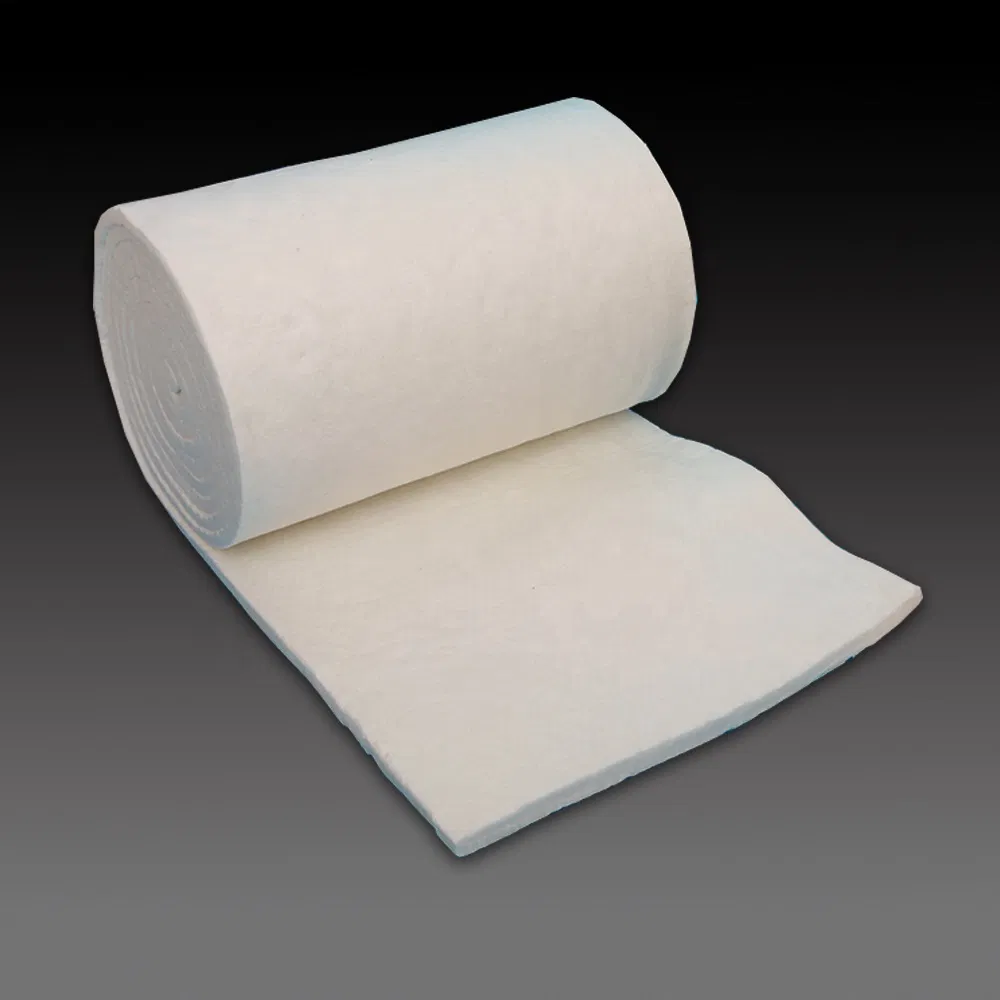 Professional Refractory Waterproof Insulation Fireproof Wool Aluminum Silicate Ceramic Fibre Blanket for Heating Furnace 1400°C Heat Insulation Blanket