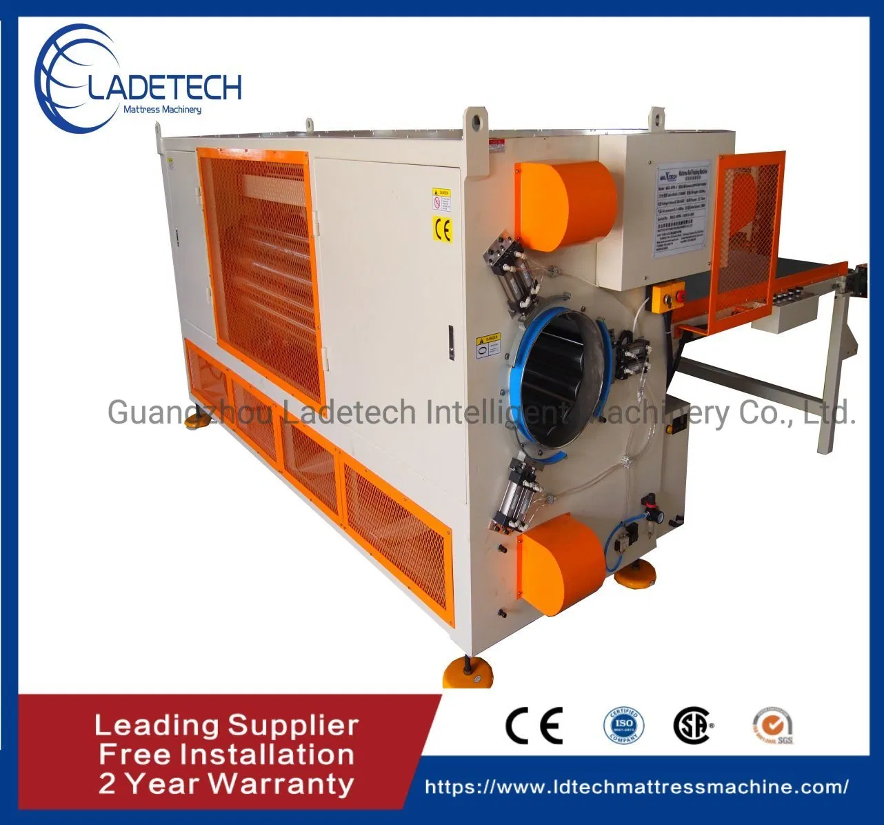 LDT-SRP Automatic Mattress Roll Packing Machine For Foam/Latex And Spring Mattress