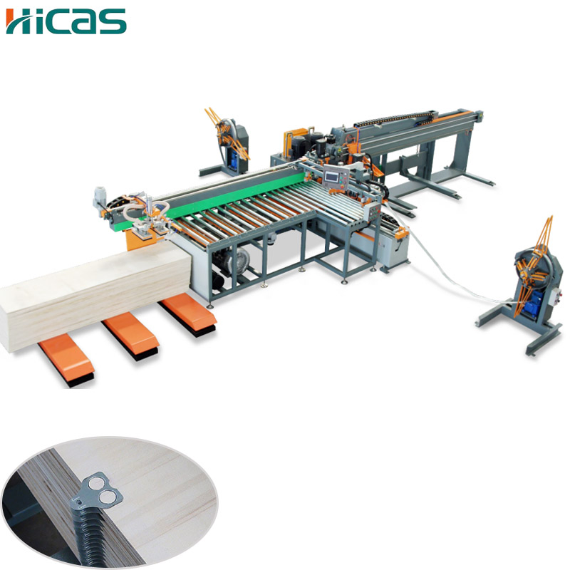 SF3205 CNC Double Side Mold Steel Buckle Machine for Nailing Plywood Box
