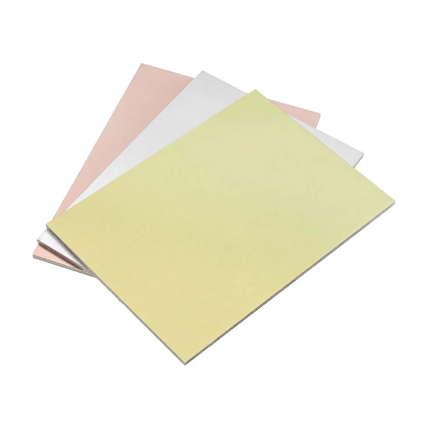 Pannello composito in alluminio ad alta lucentezza personalizzato per pareti, soffitti e armadi spazzolato ACM