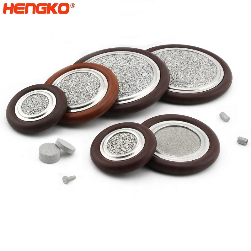 Hengko DN KF16 KF25 KF40 KF50 Centering Rings with Sintered Metal Filter ISO-Kf for Vacuum System