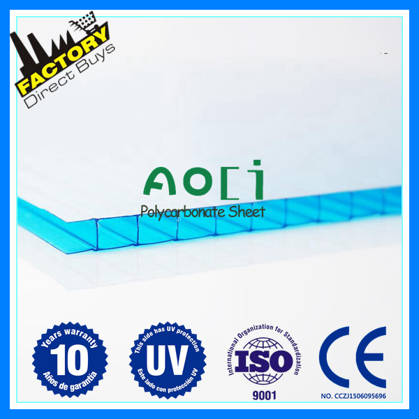 100% Virgin Ge Plastic PC Sheet Polycarbonate Hollow Sheet