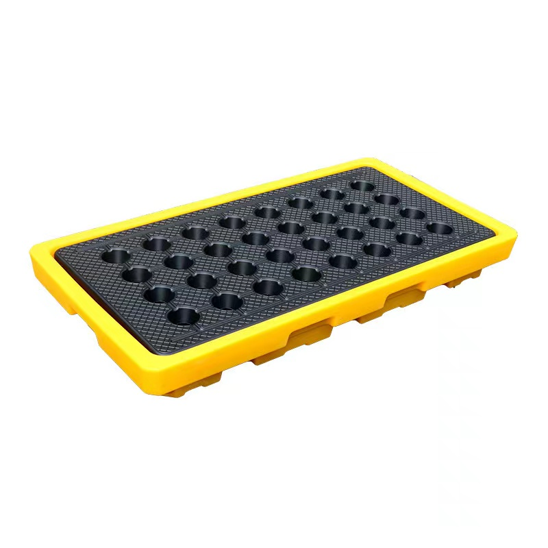 18gal/70L HDPE Plastic Oil Barrel Low Profile Spill Containment Pallets