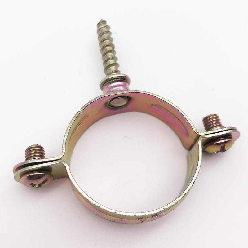 2025 M7 Single Pipe Hanger, Wood Working Double Type M6 Pipe Clamp with Rubber