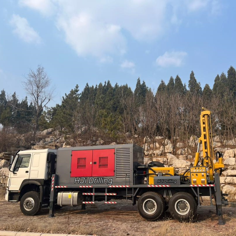 350 Deep Truck-Mounted Borehole Water Well Drilling Rig for Agriculture Farm