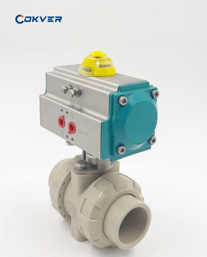 220V 1/2 to 2 Inch 2 Way 3 Way Pneumatic Ball Valve for Petroleum