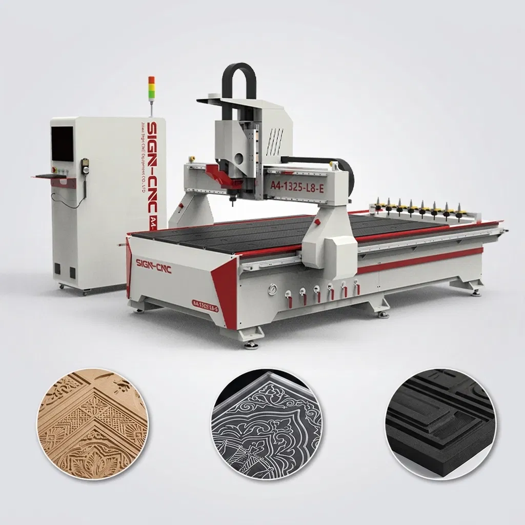 4*8FT CNC Engraving Machine 1325/1530/2030/2040 CNC Router Wood Cutting Machine Woodworking Machinery