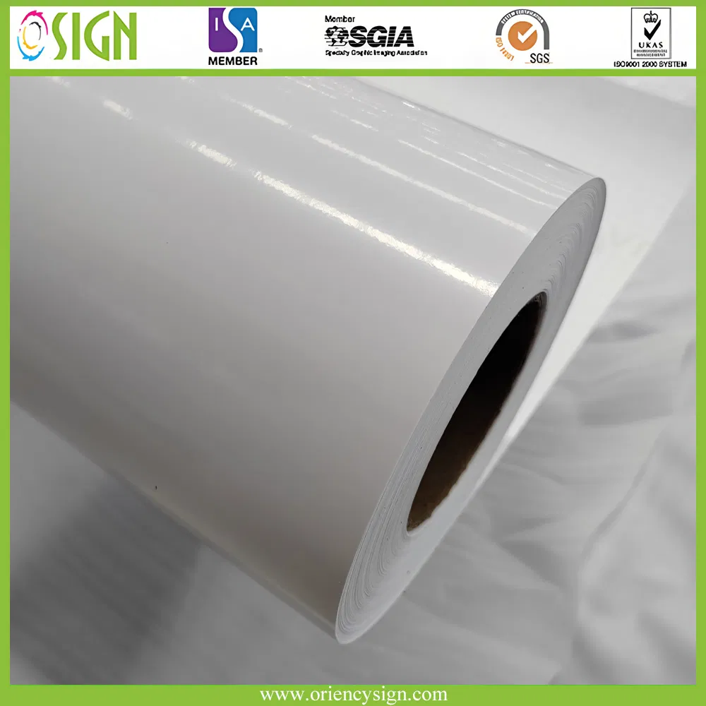 Digital Printing Material PVC White Self Adhesive Vinyl for Outdoor Advertising
