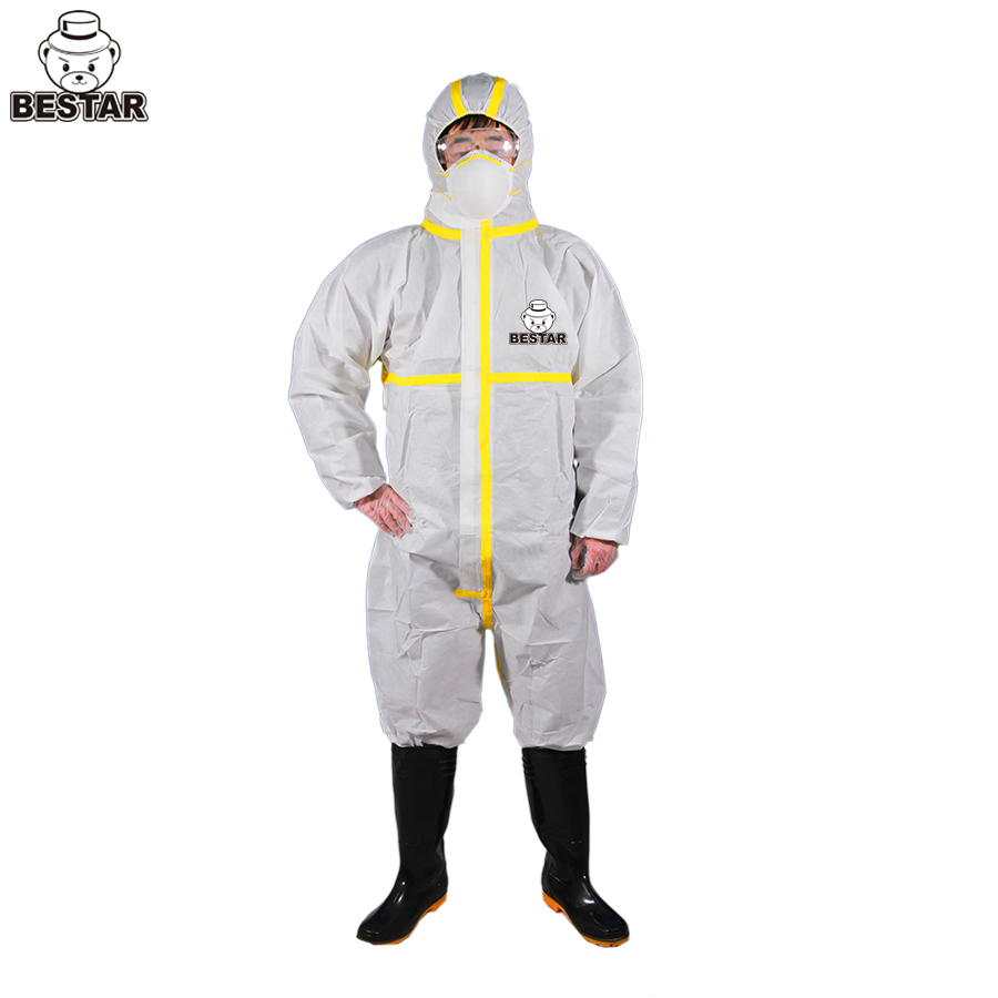 Disposable Antistatic Type 4/5/6 Microporous Film Coverall