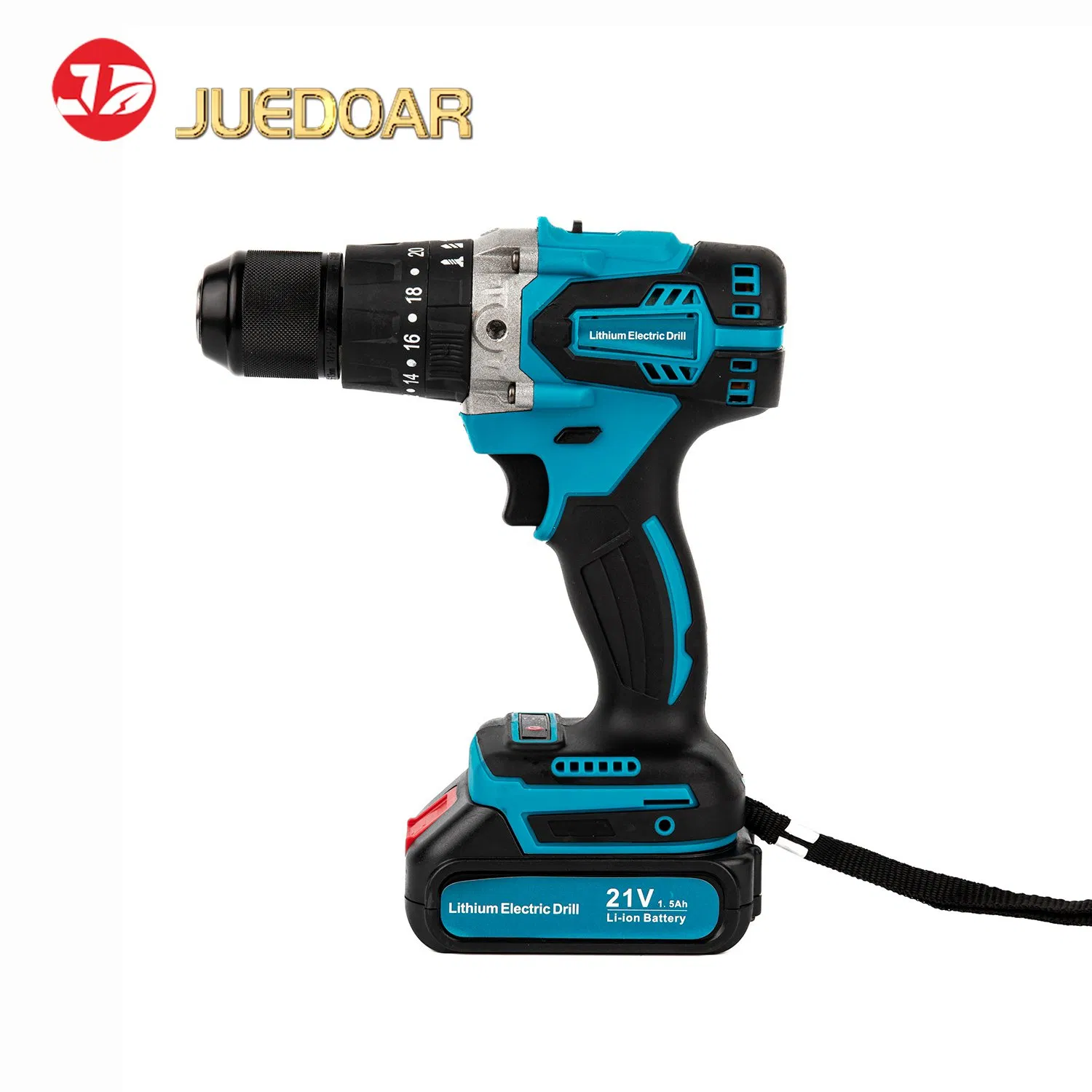 20V Cordless Drill with Battery and 13mm Chuck Power Tool