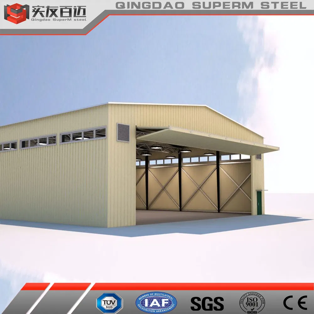 Customized Metal Frame Prefabricated Steel Structure Hangar