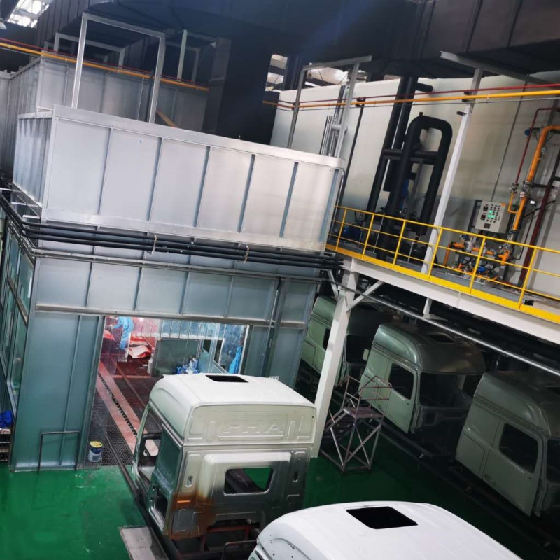 Automatic Powder Paint Coating Equipment Line, Stable Quality Coating Machine with Paint Coating Booth