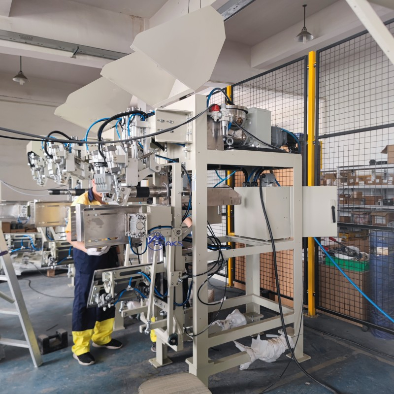 CE-Zertifizierung halbautomatische 25kg 30kg Ventilsack Salzverpackungsmaschine