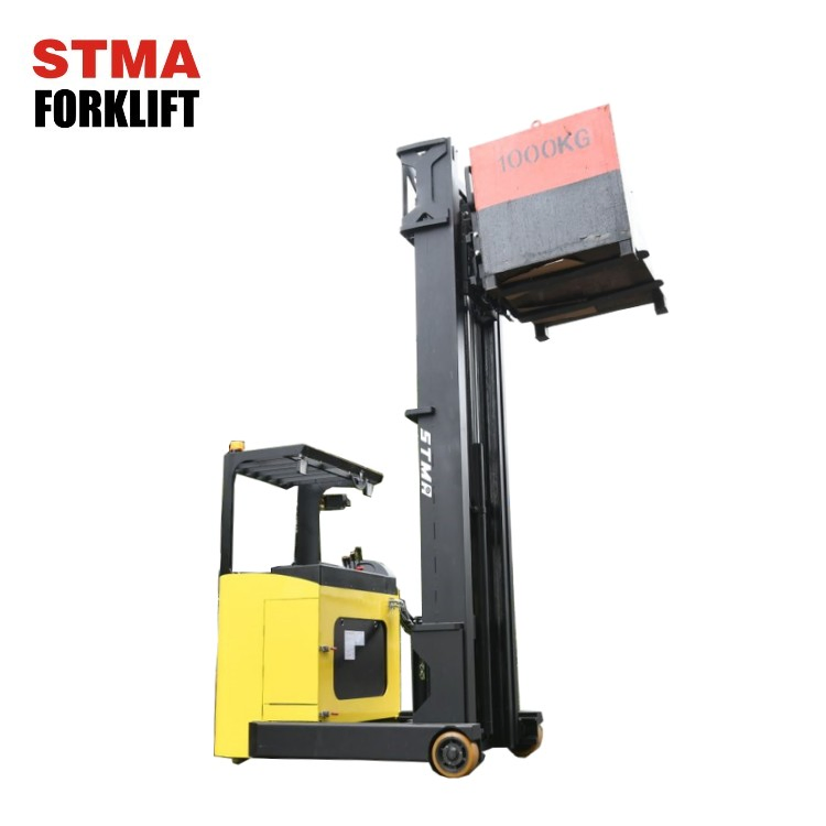 STMA carrello elevatore a forche retrattili seduto da 2 tonnellate con batteria da 48V/400Ah