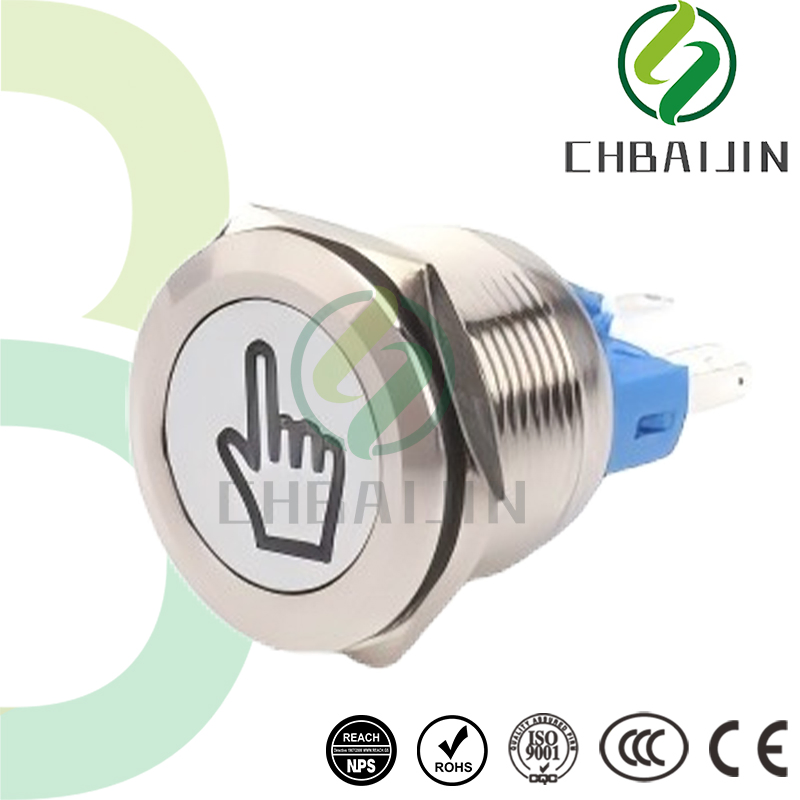 Premium Ergonomic Metal Push Button Switch for Effortless Control