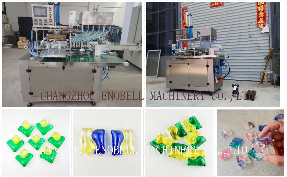 Macchina automatica per il confezionamento di capsule PVA per lavaggio in lavatrice da 20 ml