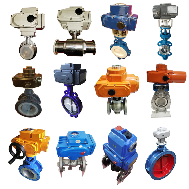 Attuatore a motore elettrico Attuatore valvola elettrico per prodotti chimici