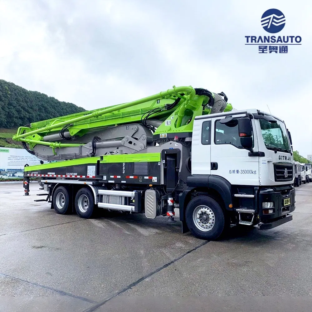 Zoomlion Mercedes-Benz Chassis Mobile Concrete Pump Truck 8X4 39/42/53/59/62 Meter Construction Equipment for Sale