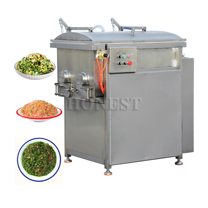 Vacuum Double Shaft Meat Processing Mixer, Vacuum Mixer