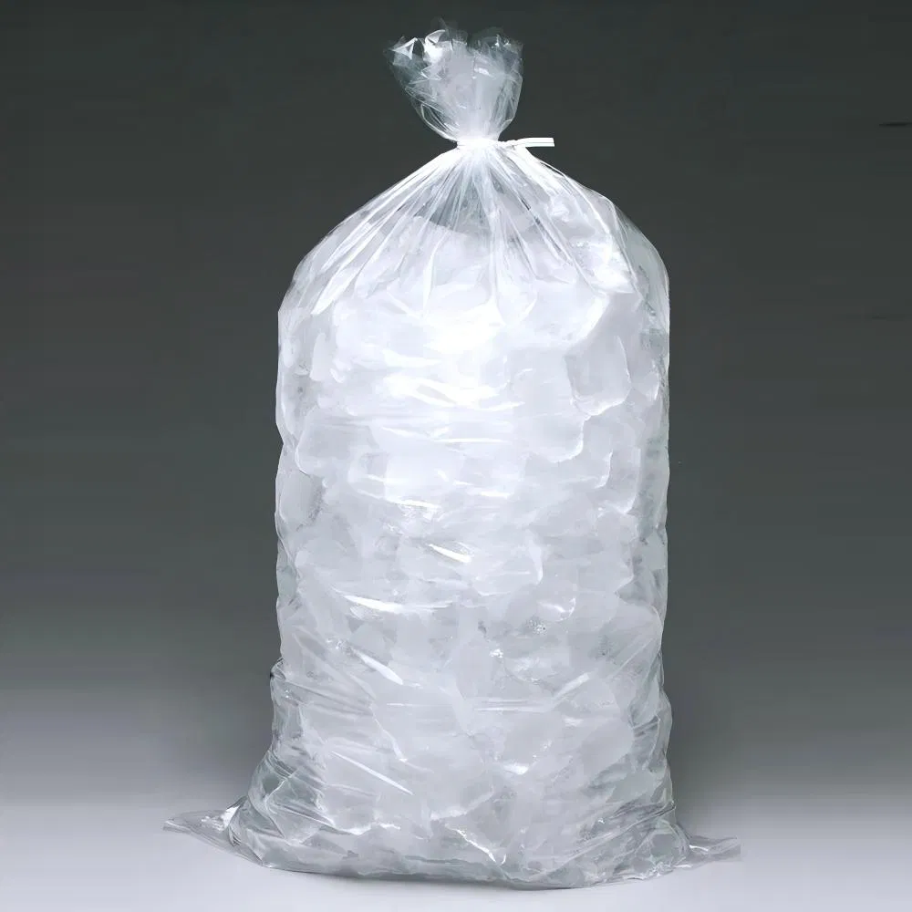 Individuelles Design Einweg- und wiederverwendbare 8 lb 10 lb Kunststoff-Eiswürfelbeutel für Eisblöcke