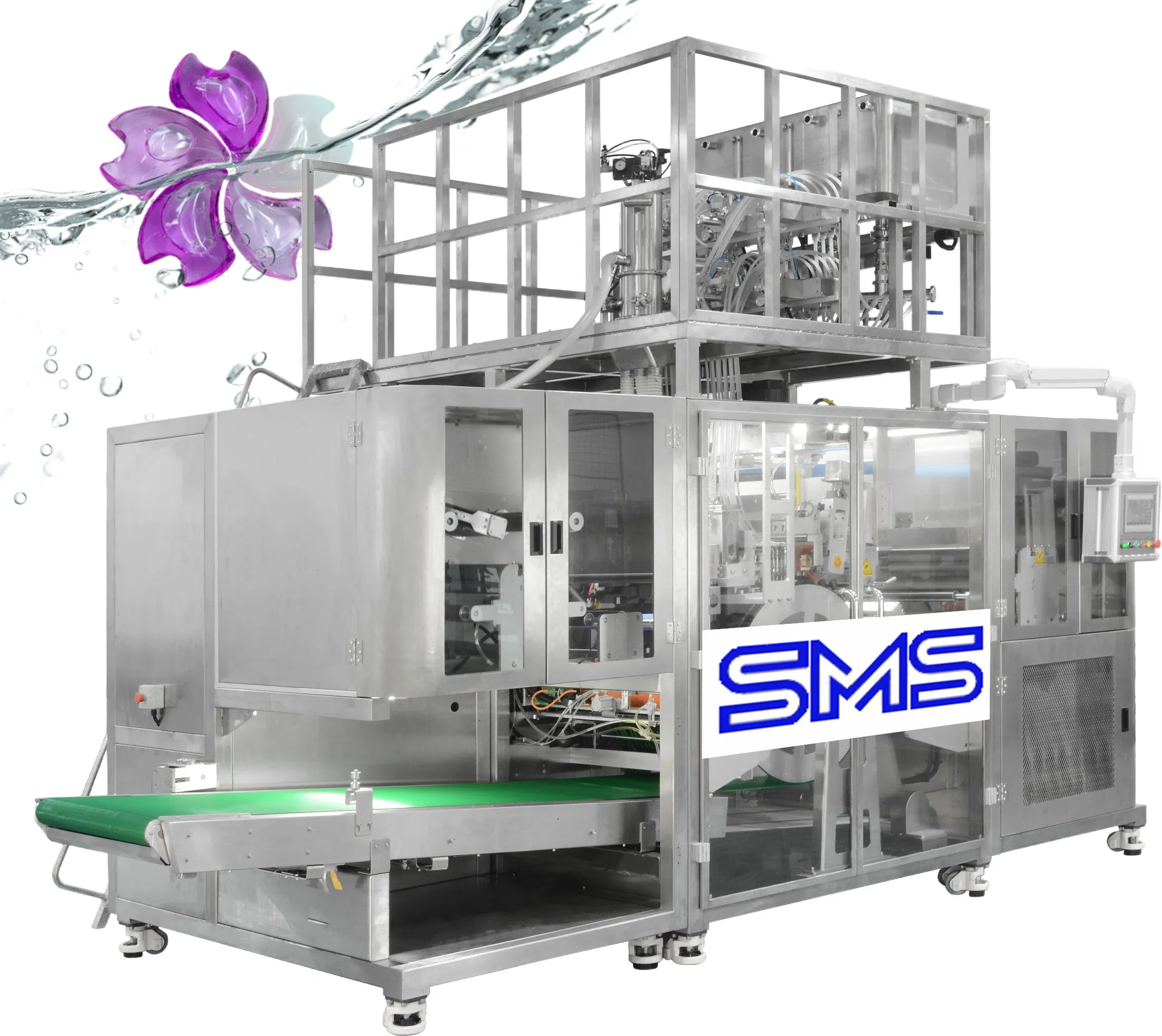 Kapsel-Waschmittelmaschine Flüssigkeitsabfüllmaschine Waschmittel-Pod-Herstellungsmaschine Waschmittelperlen-Verpackungsmaschine