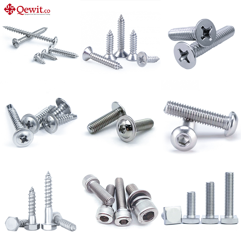 DIN 7982f Stainless Steel/Carbon Steel Self Tapping Drilling Screws with Slotted/Phillips/Allen Head/Torx/Robertson/Hexalobular/Torx Plus Drive