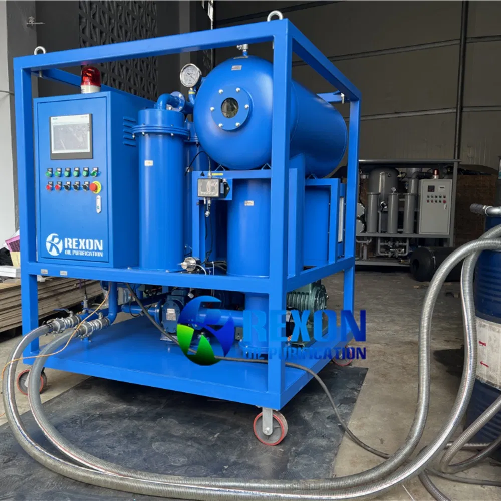 Customized Fully Enclosed Vacuum Turbine Oil Filtration Machine for Electric Power 9000lph