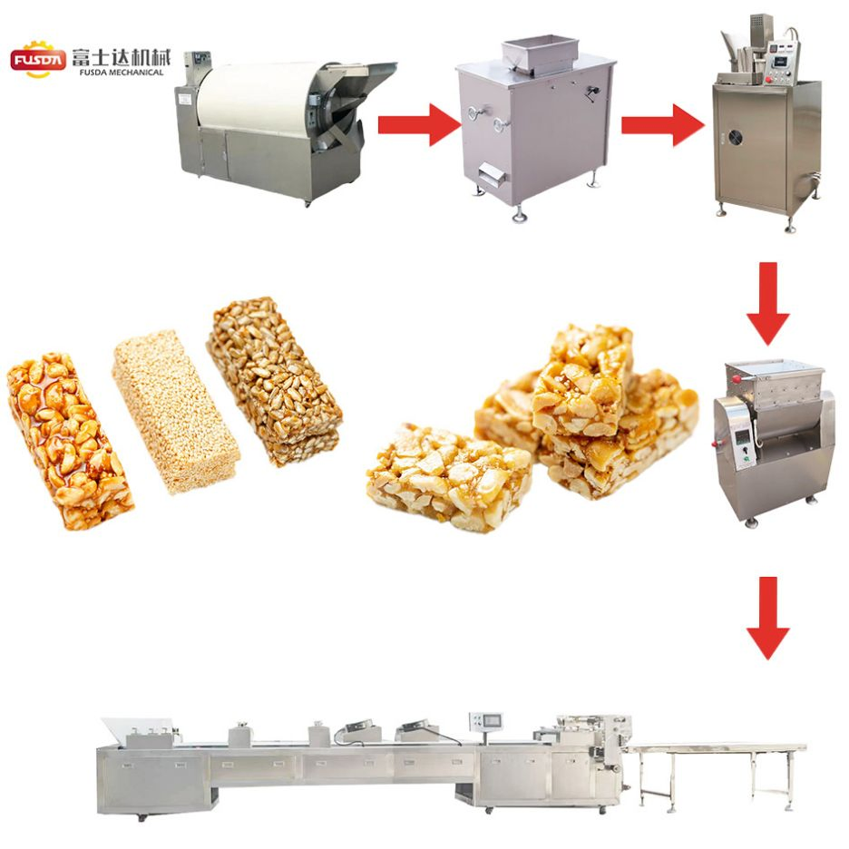 Automatic High Productivity Stainless Steel Peanut Candy Maker for Factories