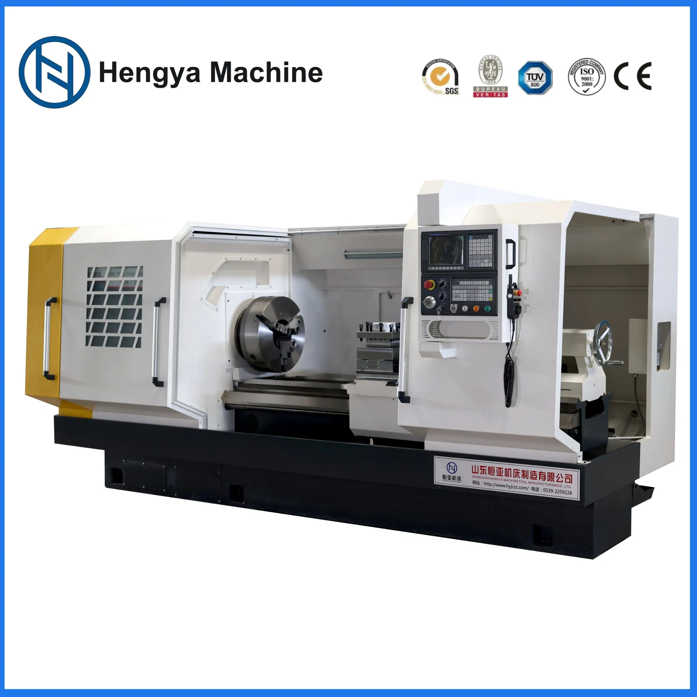 Qk1316 Pipe Threading CNC Lathe, QK1316 CNC Turning Machine, Heavy Duty Double Chucks Oil Country Lathe