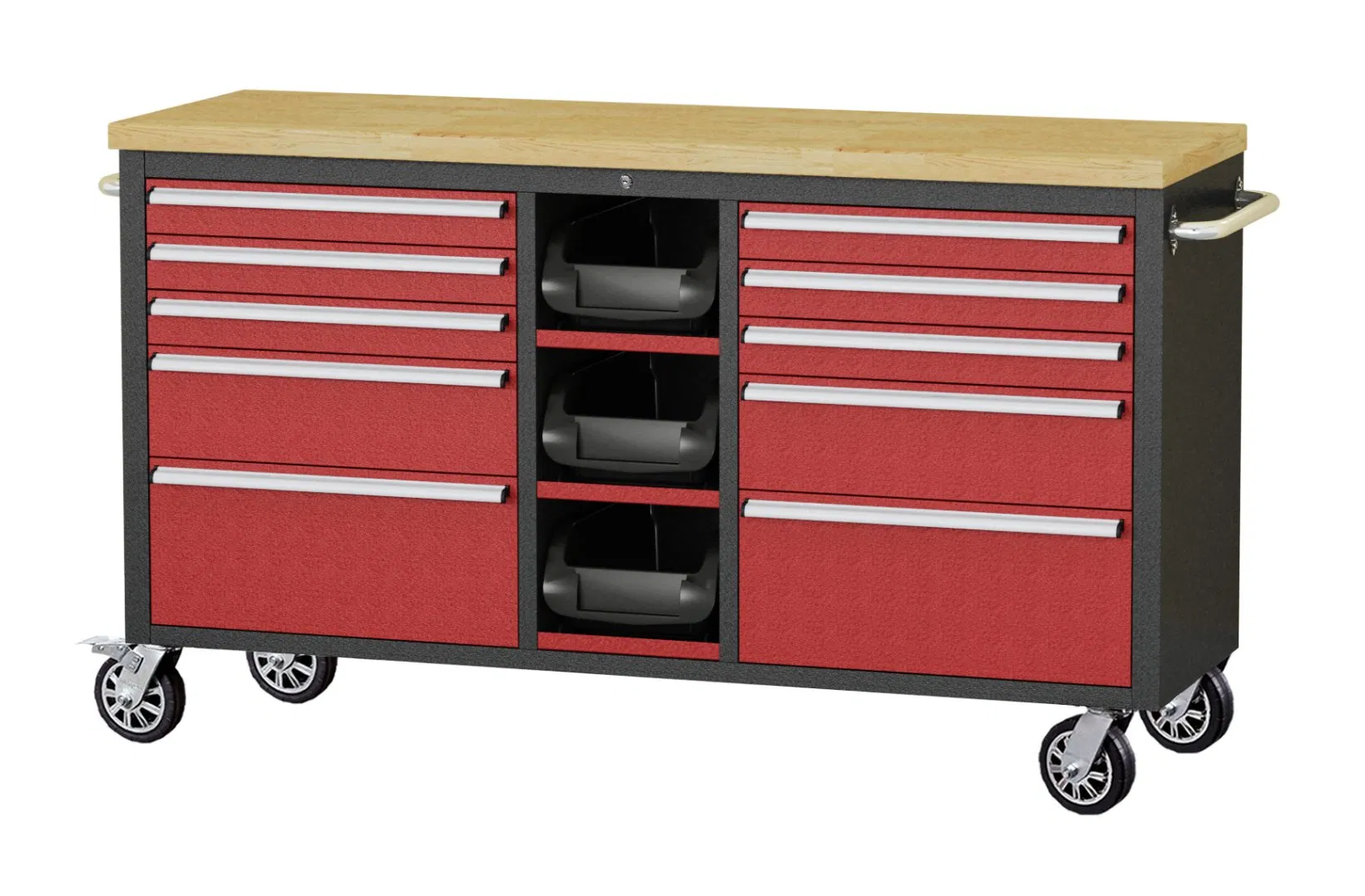 60inch 3 Box Powder Coated Roller Tool Cabinet