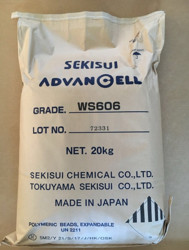 Japan Sekisui Industrial Grade Microsphere Expancel Ws606 Foaming Agent Expandable Microsphere for PVC Footwear Soles