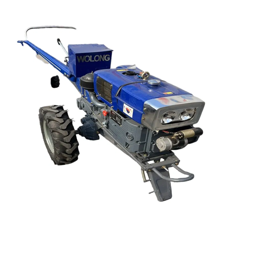 Mini trattore a due ruote con motore diesel, motozappa, trattore a due ruote