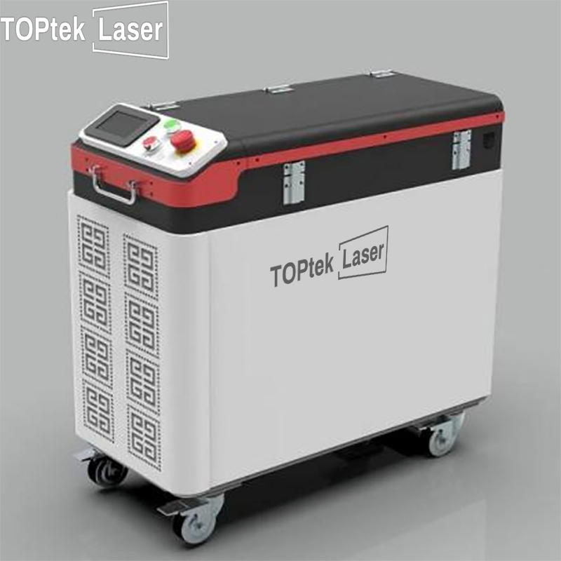 Tragbare Handheld-Metall-Rostentfernungs-Puls-Faser-Laser-Reinigungsmaschine für Rost und Farbe 200W 300W 500W
