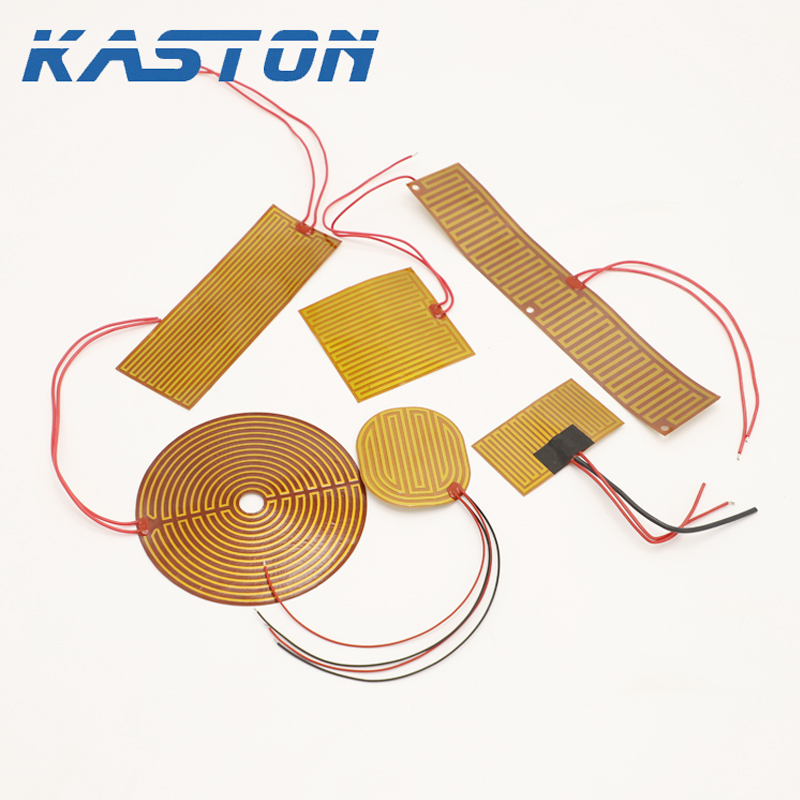 Customized 3.7V 5V 12V 24V 220V Industrial Electric Flexible Kapton Film Polyimide Heater with Adhesive