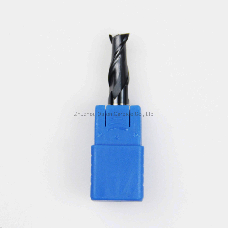 HRC45 Square Type 2 Flutes AITIN Coating Tungsten Carbide Endmill