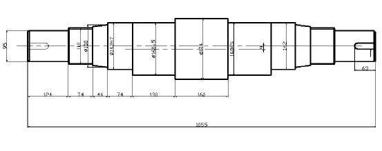 Forging Eccentric Main Shaft for Mining Jaw Crusher Manufacture