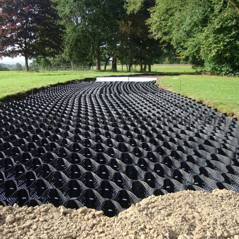HDPE Geocell Ground Enhancement Cellular System Gravel Grid Driveway Gravel Stabilizer