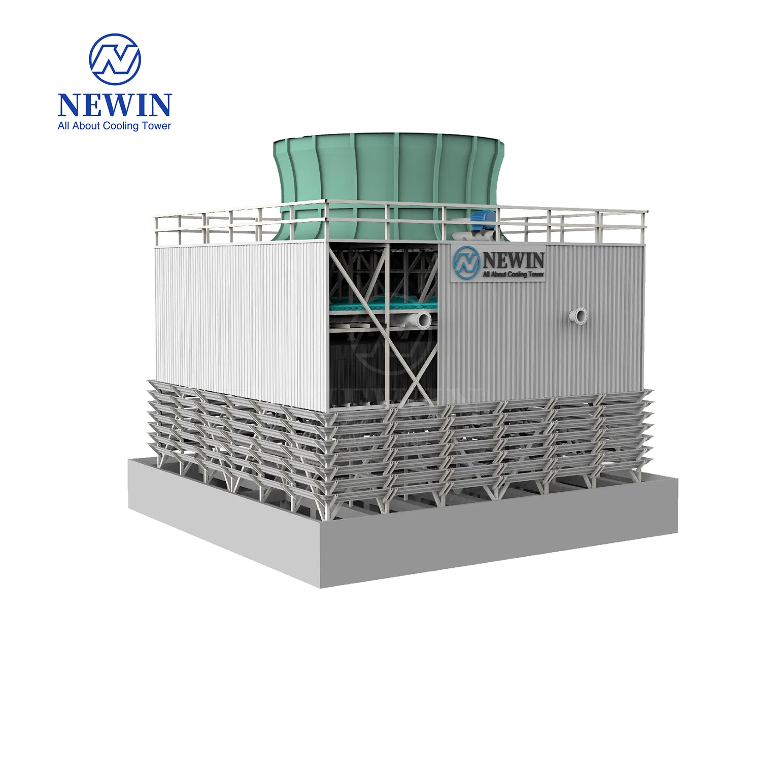 FRP Industrial Cooling Tower, Industrial Water Tower