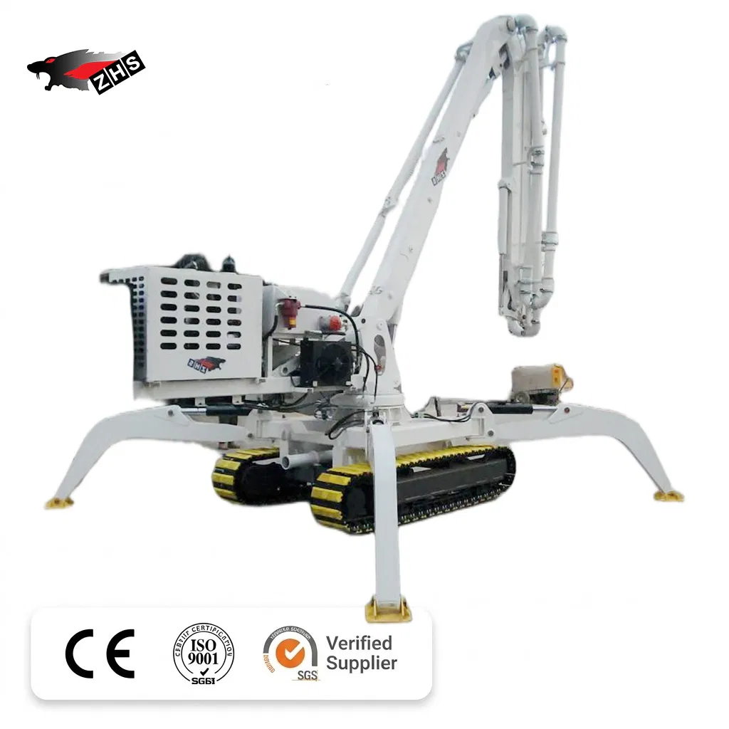 HG23 Hydraulic Crawler Concrete Placing Boom with 23m Reach Mobile Concrete Placer