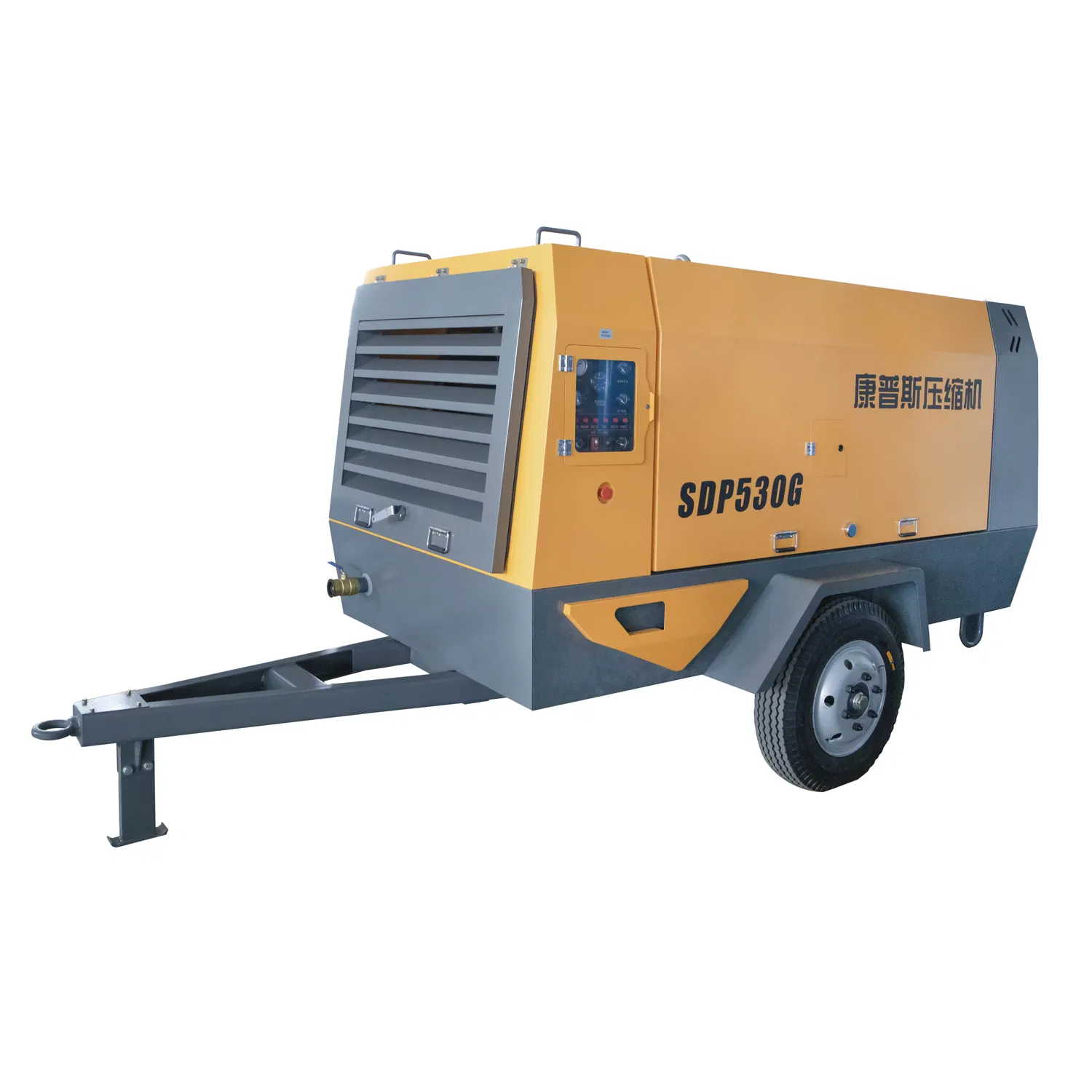 8bar 75kw SEP420E Portable Screw Air Compressor Driven for sandblasting