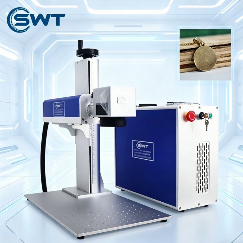 Portable Desktop Fiber Laser Marking Machine for Metal Laser Printing
