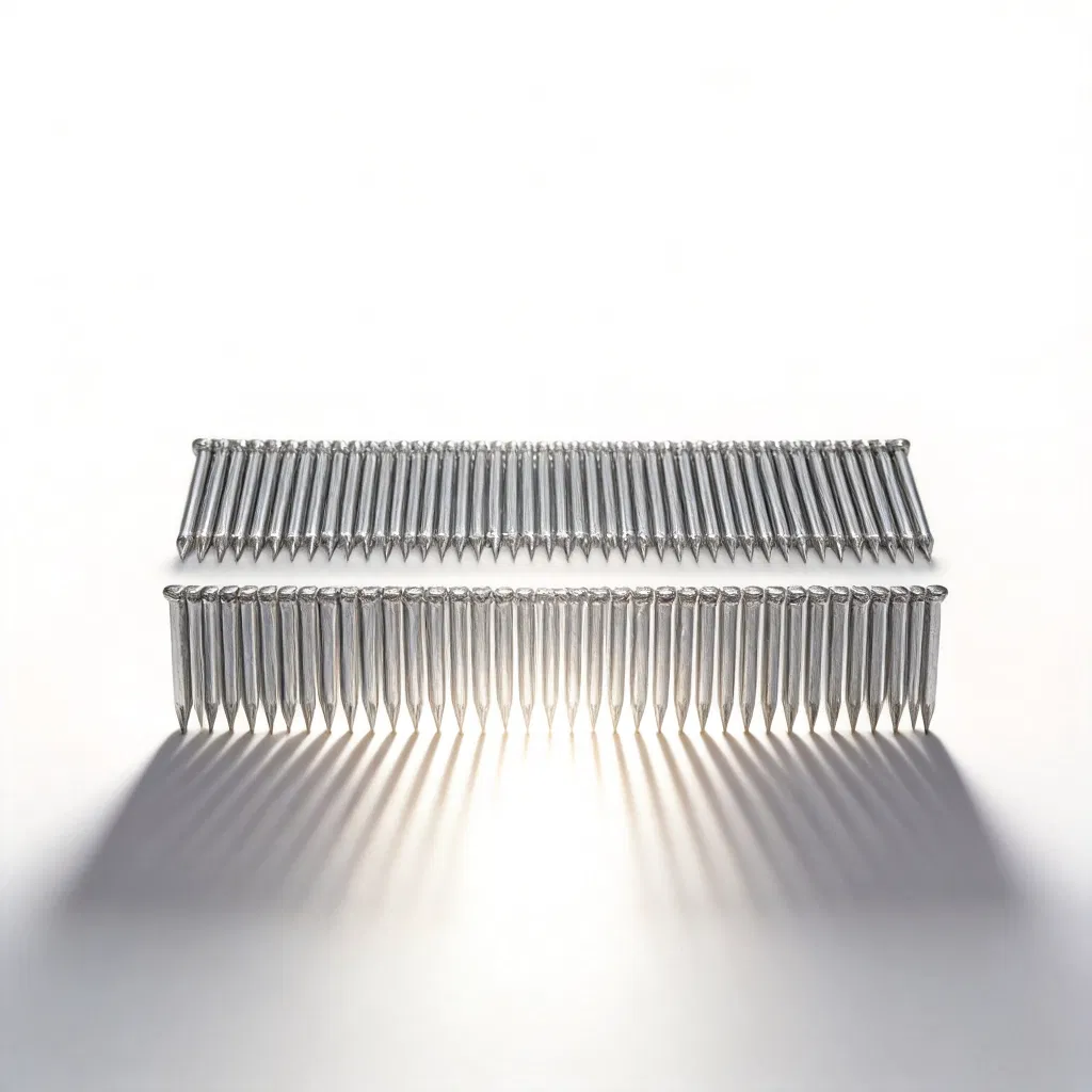 Galvanized Steel Strip Nails ST18 ST25 ST32 ST38 ST45 ST50 ST57 ST64 Collated Nails for Concrete & Construction