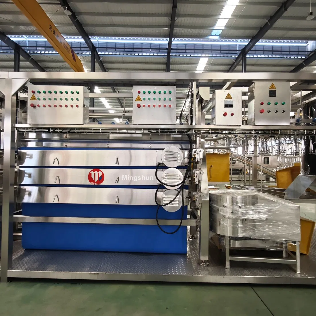Linea di lavorazione del pollo in acciaio inossidabile ad alta efficienza energetica per operazioni ad alto volume