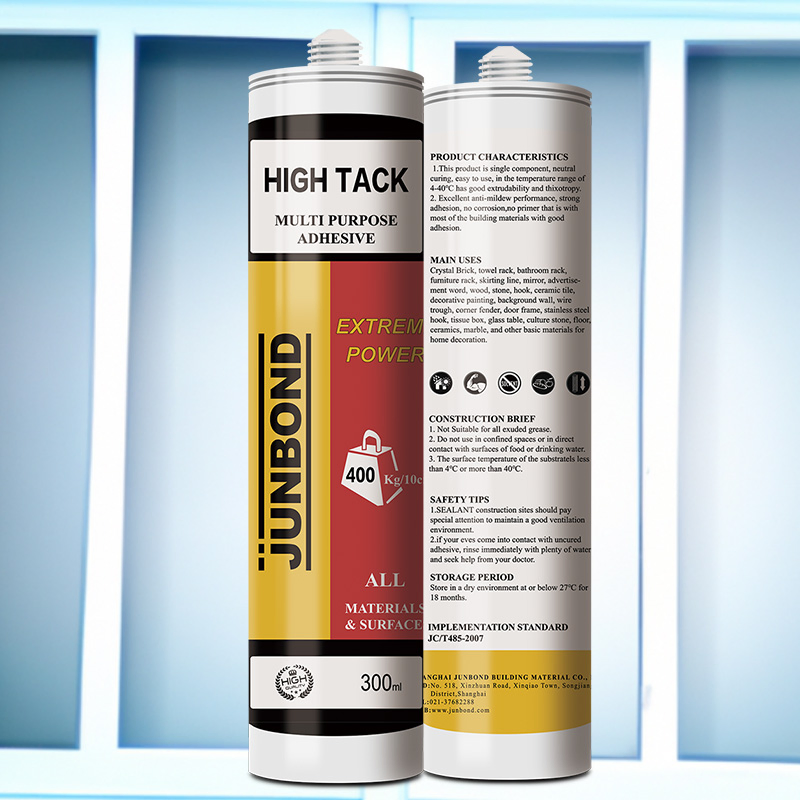Weatherproof 300ml White High Tack Adhesive with Very High Initial Grip