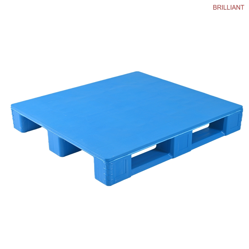 Pallet in plastica HDPE a doppia faccia singola 1210 40 X 48 impilabile per carichi pesanti
