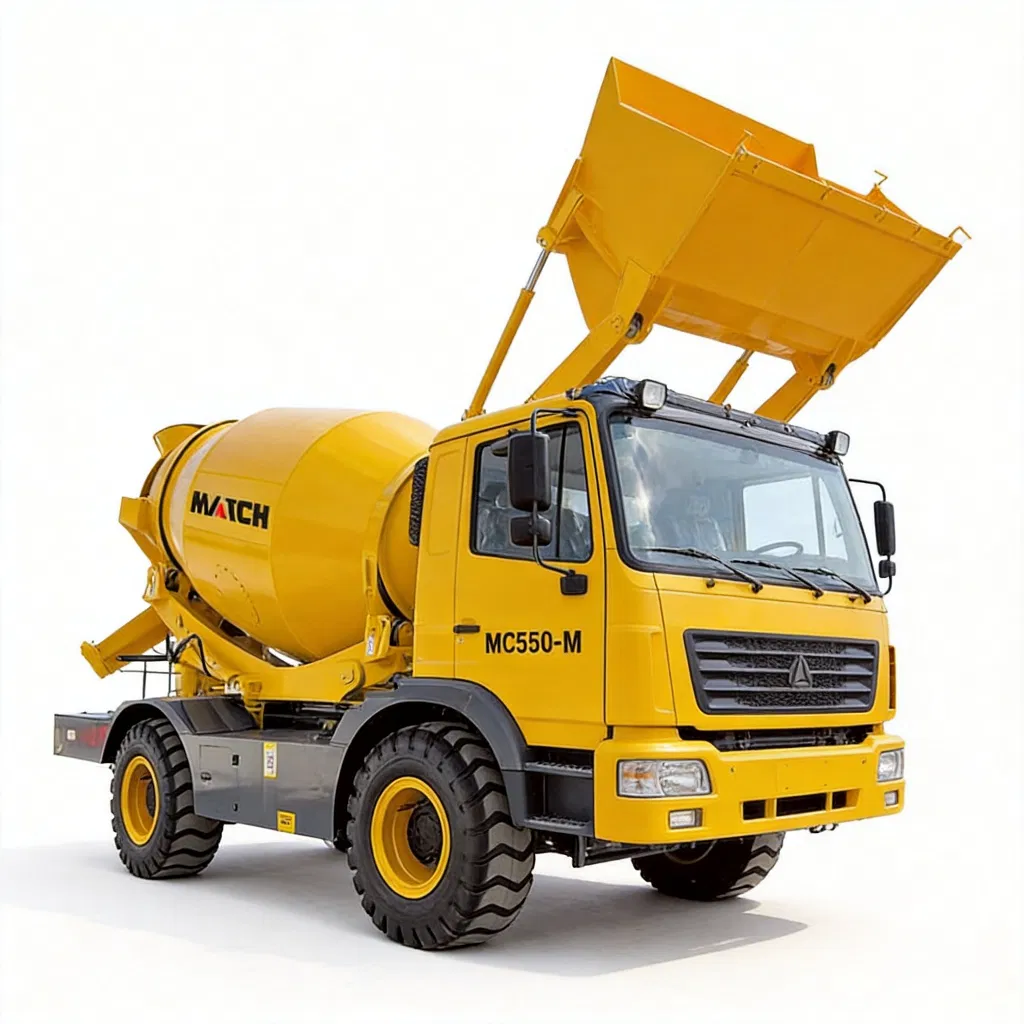 1.5 Cubic Meters Self-Loading Concrete Mixer Truck for Sale